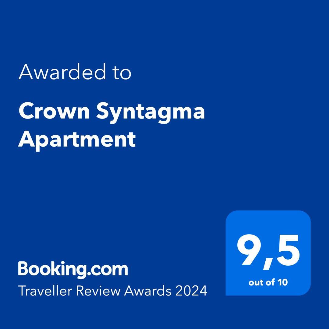 Crown Syntagma Apartment Athen Exterior foto